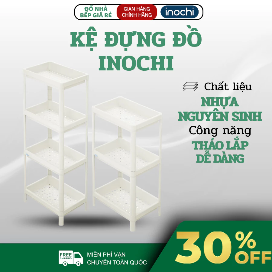 Kệ Để Đồ Inochi Đa Năng Nhựa PP Nguyên Sinh Cao Cấp, Kết Cấu Chắc Chắn Tiện Dụng - Haatz Online