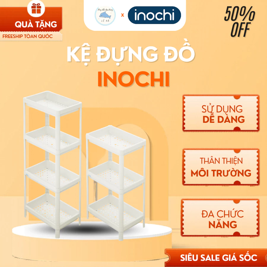 Kệ Để Đồ Không Bánh Xe Nhiều Tầng, Khung Chắc Chắn, Thông Thoáng, Sử Dụng Linh Hoạt Nhiều Không Gian - Tổng Kho Lê Hà
