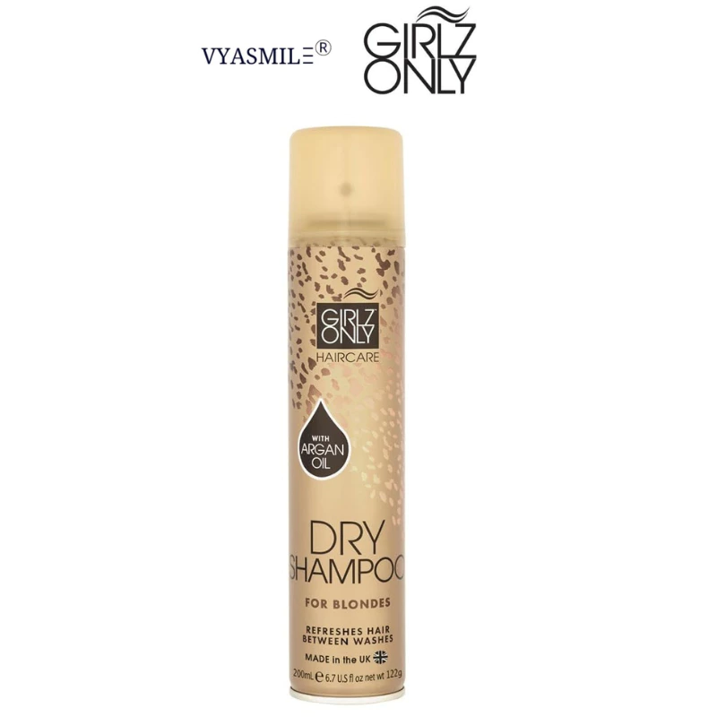 Dầu Gội Khô Dry Shampoo Girlz Only For Blondes 200ml (Vàng)