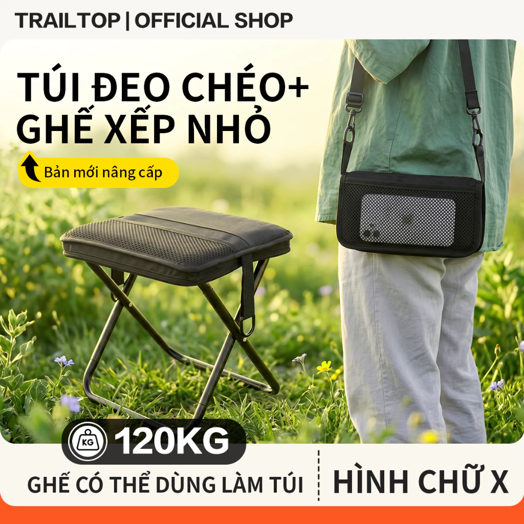 Ghế Mini Gấp Gọn Ghế gấp ngoài trời, Ghế cắm trại dã ngoại, Ghế câu cá ngựa nhỏ, Ghế gấp di động, Ghế phác thảo sinh viê