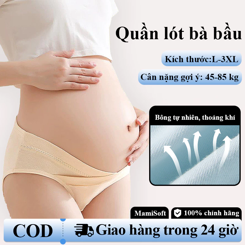 Quần lót bầu cạp chéo cotton mềm, mịn, thoáng đủ size mềm mỏng, co giãn tốt cùng lót kháng khuẩn
