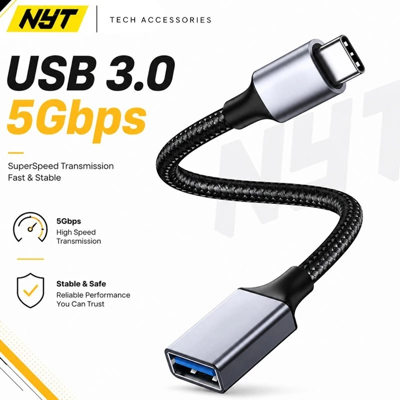 Cáp Chuyển Micro , Type C Ra USB OTG Kết Nối Phím Chuột, Đọc USB, Thẻ Nhớ... Cho Andoid NYT CDN104