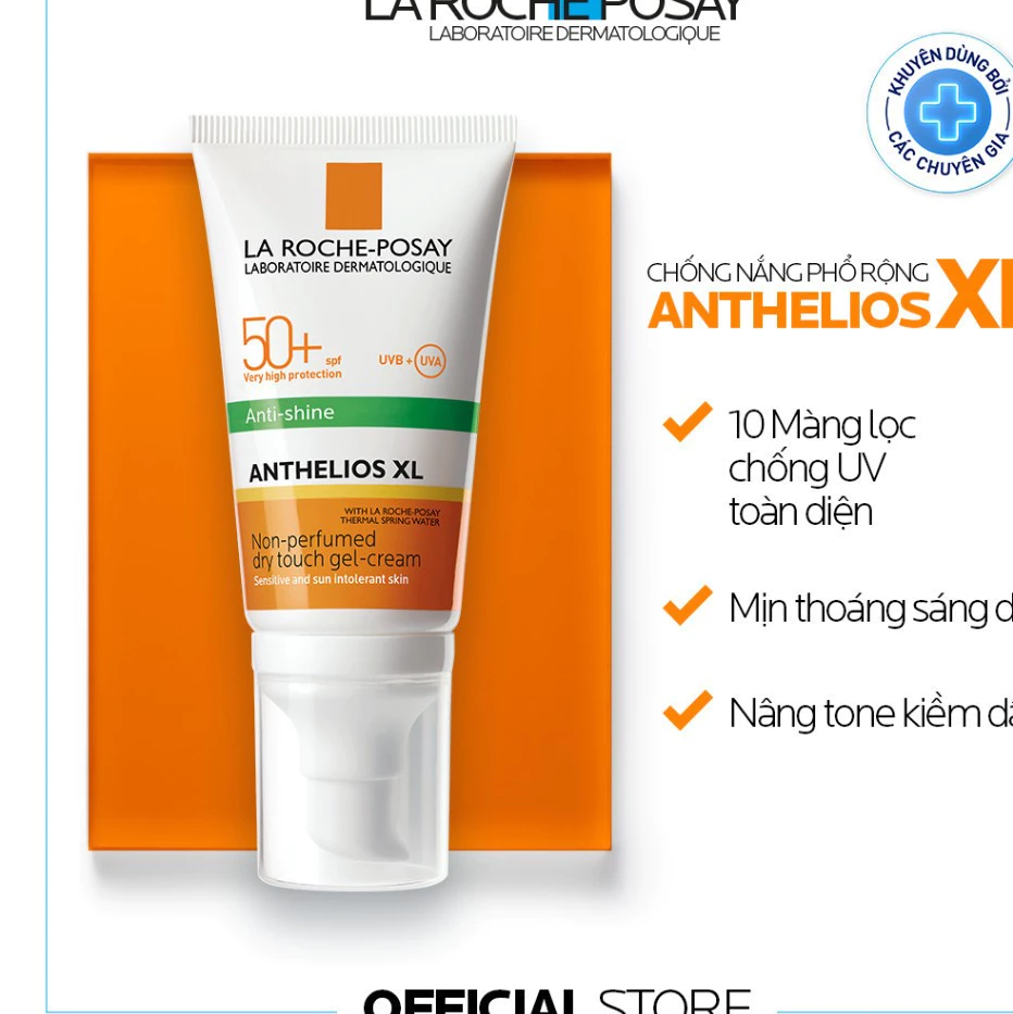 Kem chống nắng nâng tone cho da dầu La Roche-Posay Anthelios XL SPF50+ PA++++ 50ml