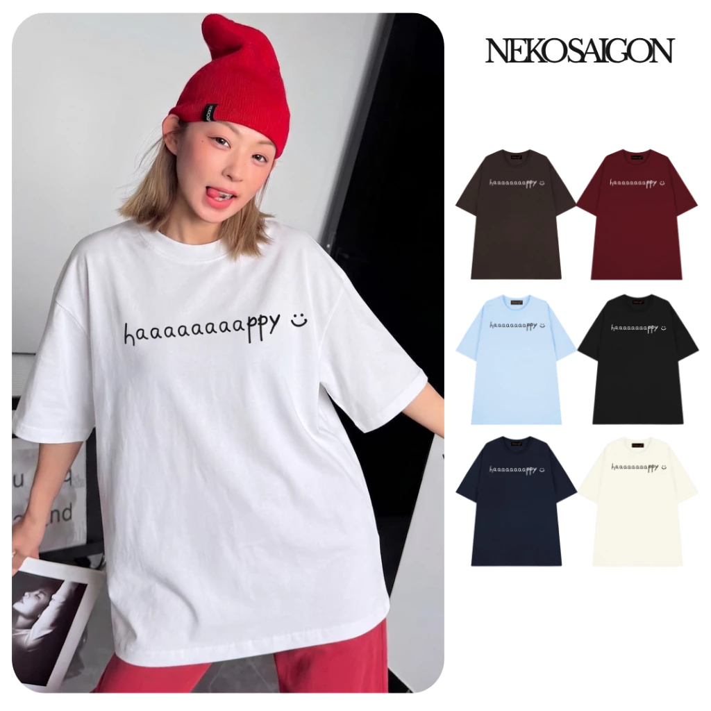 Áo thun oversize form rộng nam nữ Unisex NEKO.SG ATL640