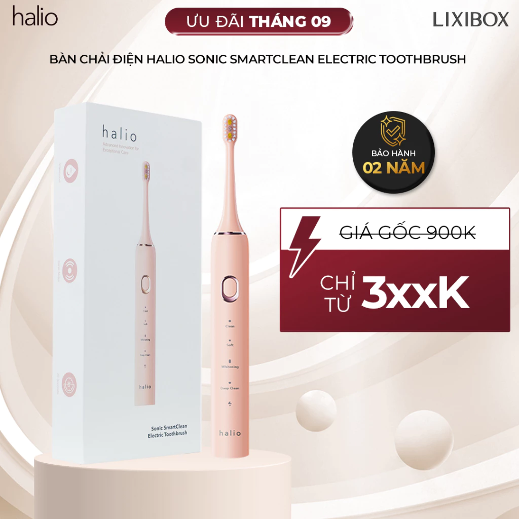 Bàn Chải Điện Làm Sạch Sâu Halio Sonic SmartClean Electronic Toothbrush