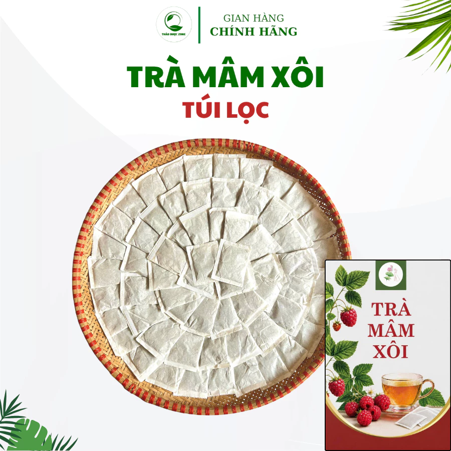 [Có Giấy VSATTP] Trà Mâm Xôi Túi Lọc Thảo Dược Zone