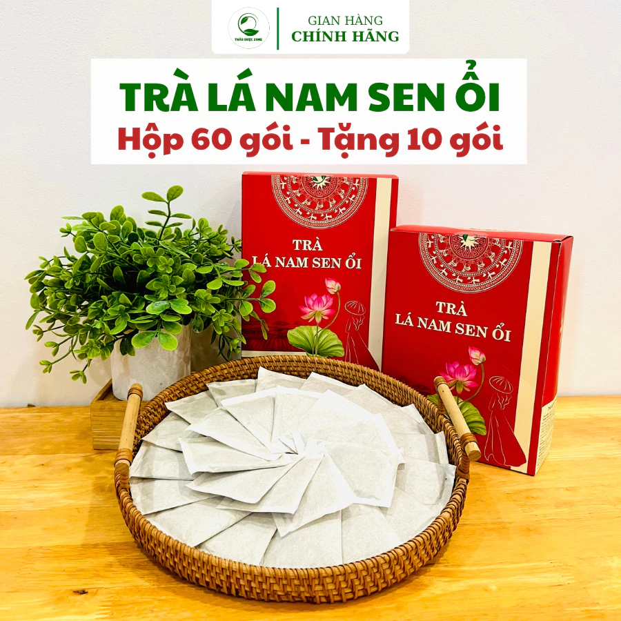 [Có Giấy VSATTP] 60 Tặng 10 Trà Lá Nam Sen Ổi Thảo Dược Zone