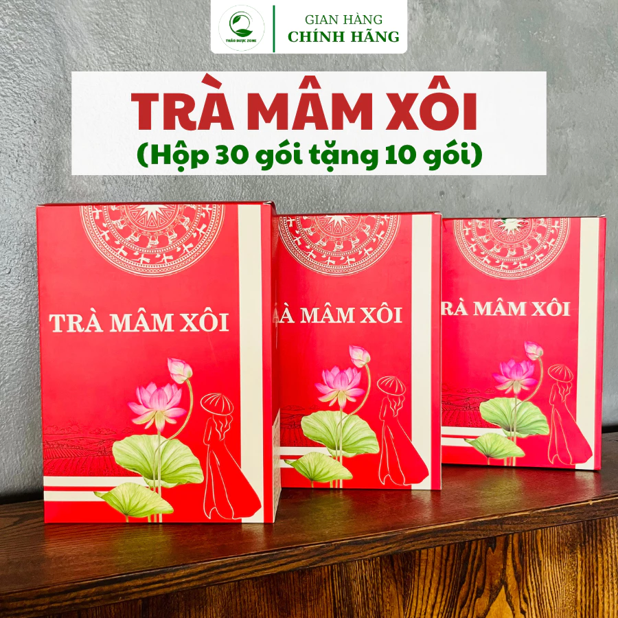 [Có Giấy VSATTP] 3 Hộp Trà Mâm Xôi Tặng 30 Gói Thảo Dược Zone Hộp 30 Gói 1 Gói Pha 1,5 - 2 Lít Nước