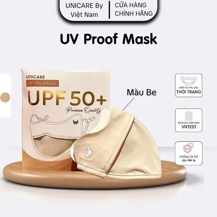[LIVE KOC] COMBO 4 Chiếc Khẩu trang UV - Proof Mask Chống Tia UV Mềm Mịn Mát Thông Thoáng Cao Cấp