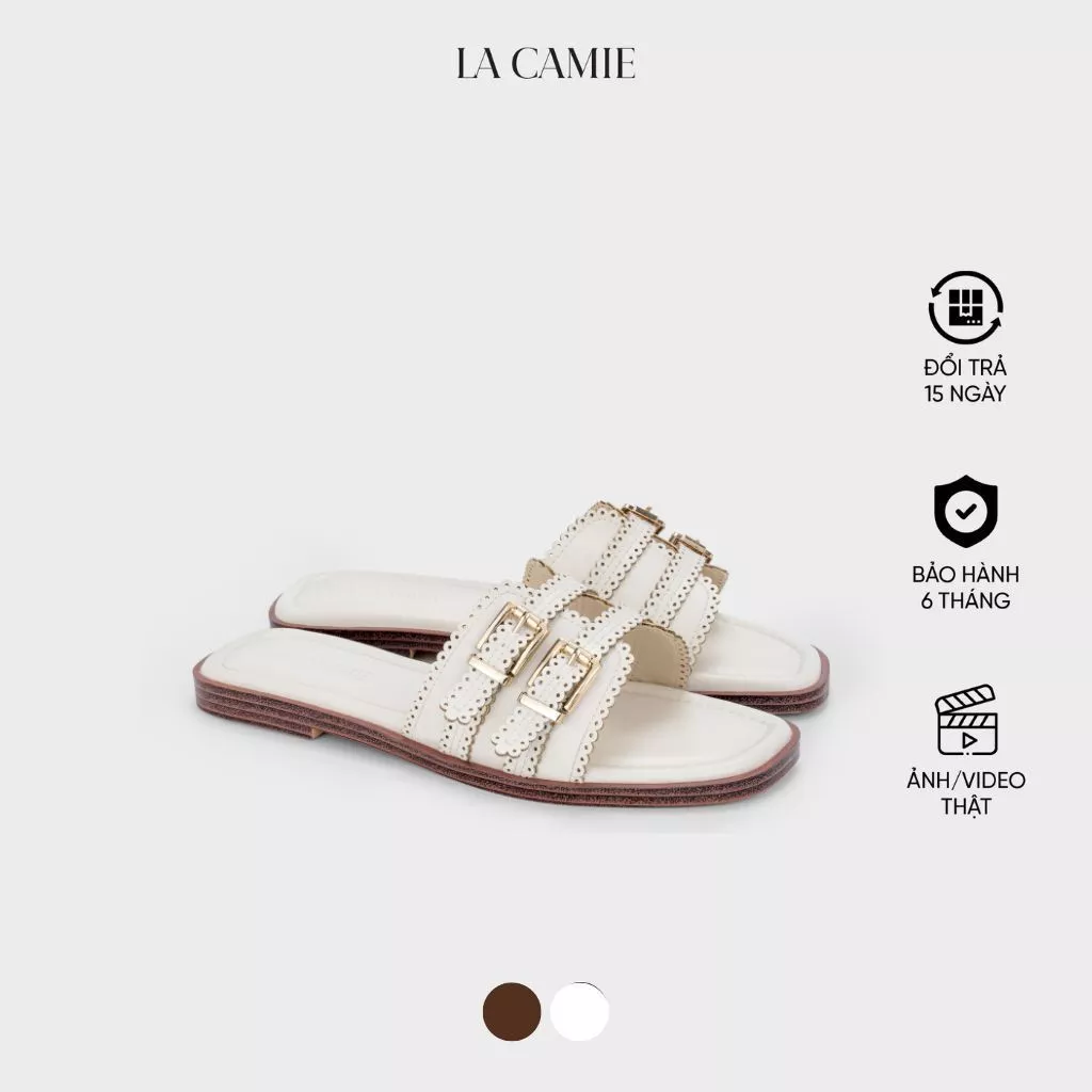 Dép bệt được làm từ chất liệu Da PU với thiết kế cao cấp sang trọng thương hiệu La Camie DB6LB0603