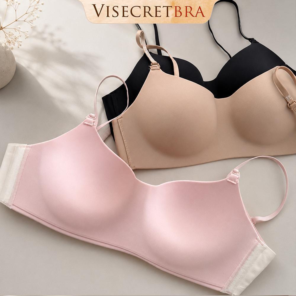 DEAL SAM -- A-VN260652 - VISECRETBRA - Áo Bra Áo Lót Nữ Cúp Ngang Su Đúc Mềm…
