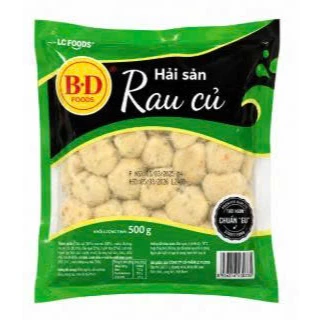 Viên hải sản rau củ chiên làm xiên que, thả lẩu,chiên rán siêu ngon  Lacusina - 500g - Siêu thị nguyên liệu đồ ăn vặt