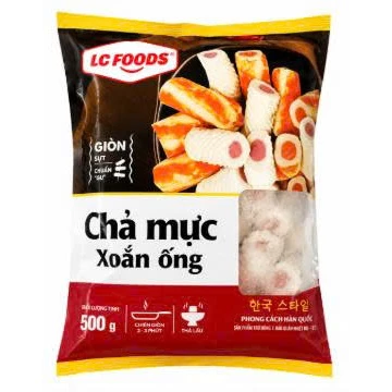 Chả mực xoắn ống hãng Lacusina thả lẩu,chiên, nướng siêu ngon, tiện lợi - Siêu Thị Nguyên Liệu Đồ Ăn
