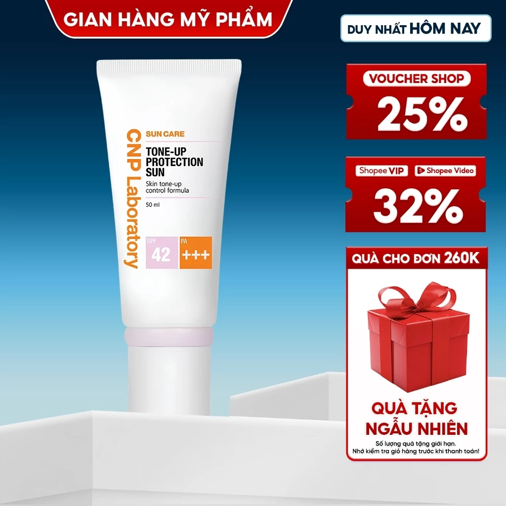 Kem chống nắng nâng tông da CNP Laboratory Tone-Up Protection Sun SPF42PA+++ 50ml