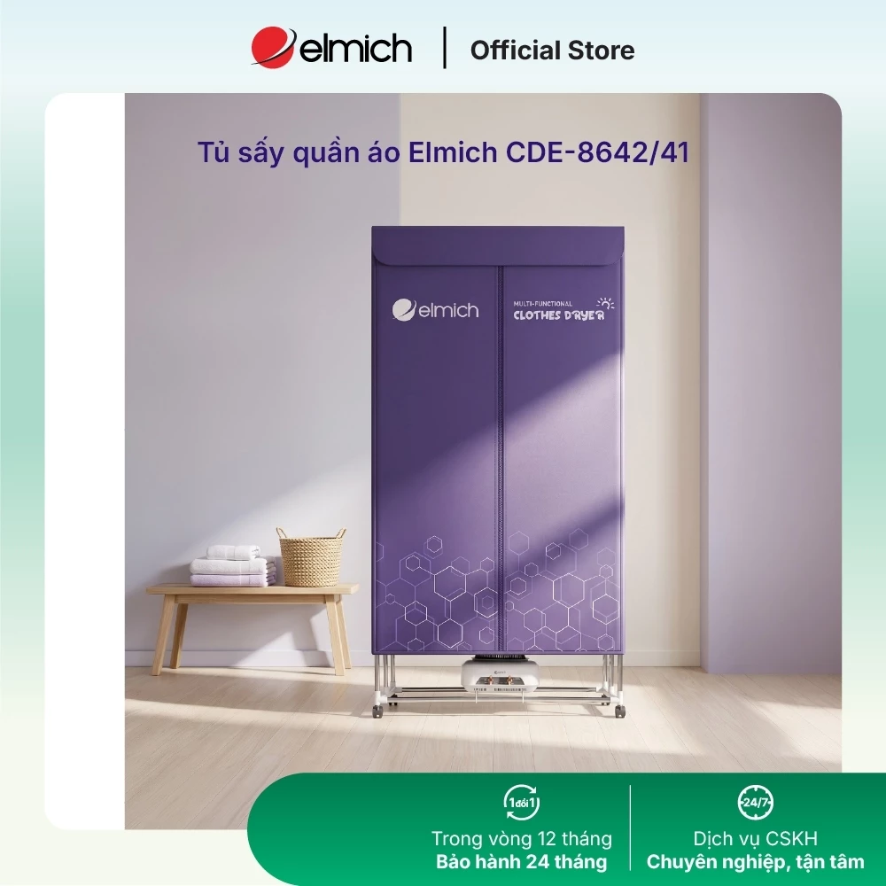 Tủ sấy quần áo Elmich CDE-8641