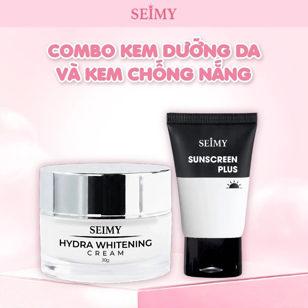 Combo Kem Dưỡng Da 30g và Kem Chống Nắng Seimy