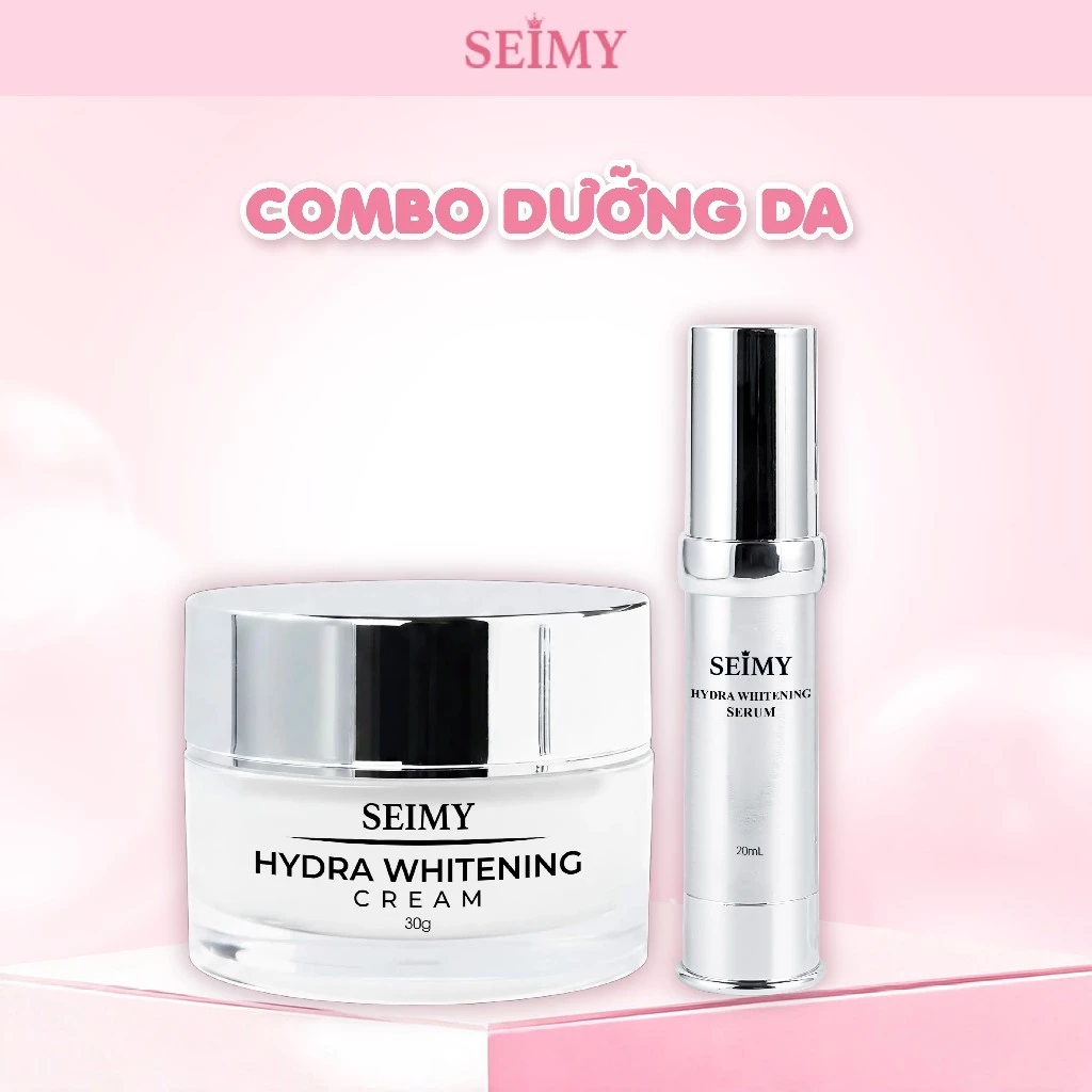 Combo Dưỡng Da Seimy - Hydra Whitening Cream - Hydra Whitening Serum
