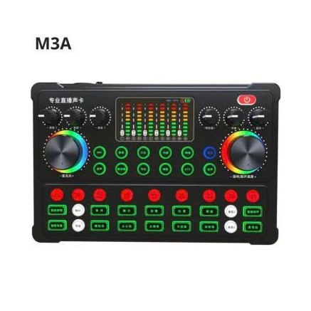 Bộ Xử Lý Âm Thanh M3A Livestream Karaoke Chỉnh Giọng Giảm Nhiễu Hiệu Ứng Sống Động