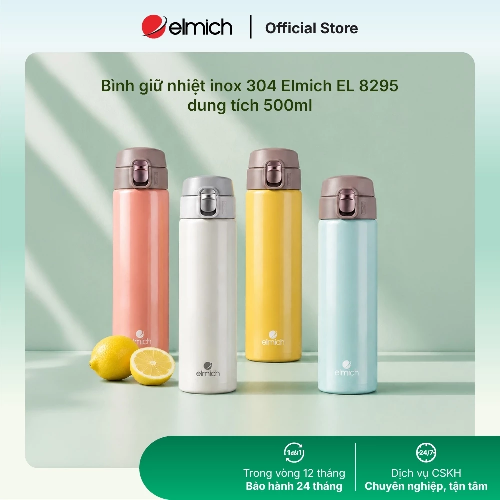 Bình giữ nhiệt inox 304 Elmich EL 8295 dung tích 500ml