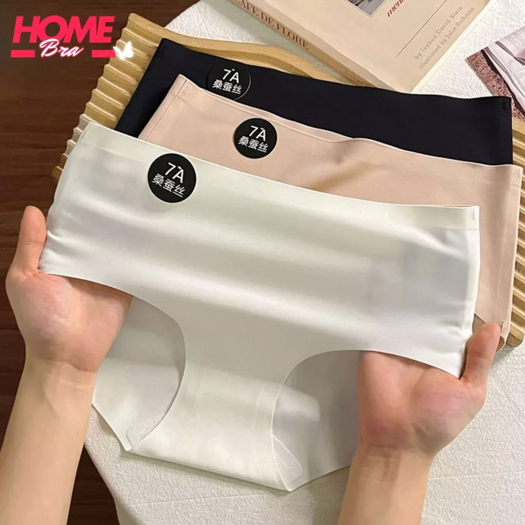 Quần lót nữ su trơn mịn không lộ viền tàng hình - Quần chip nữ đáy may 2 lớp thoáng mát cả ngày L618