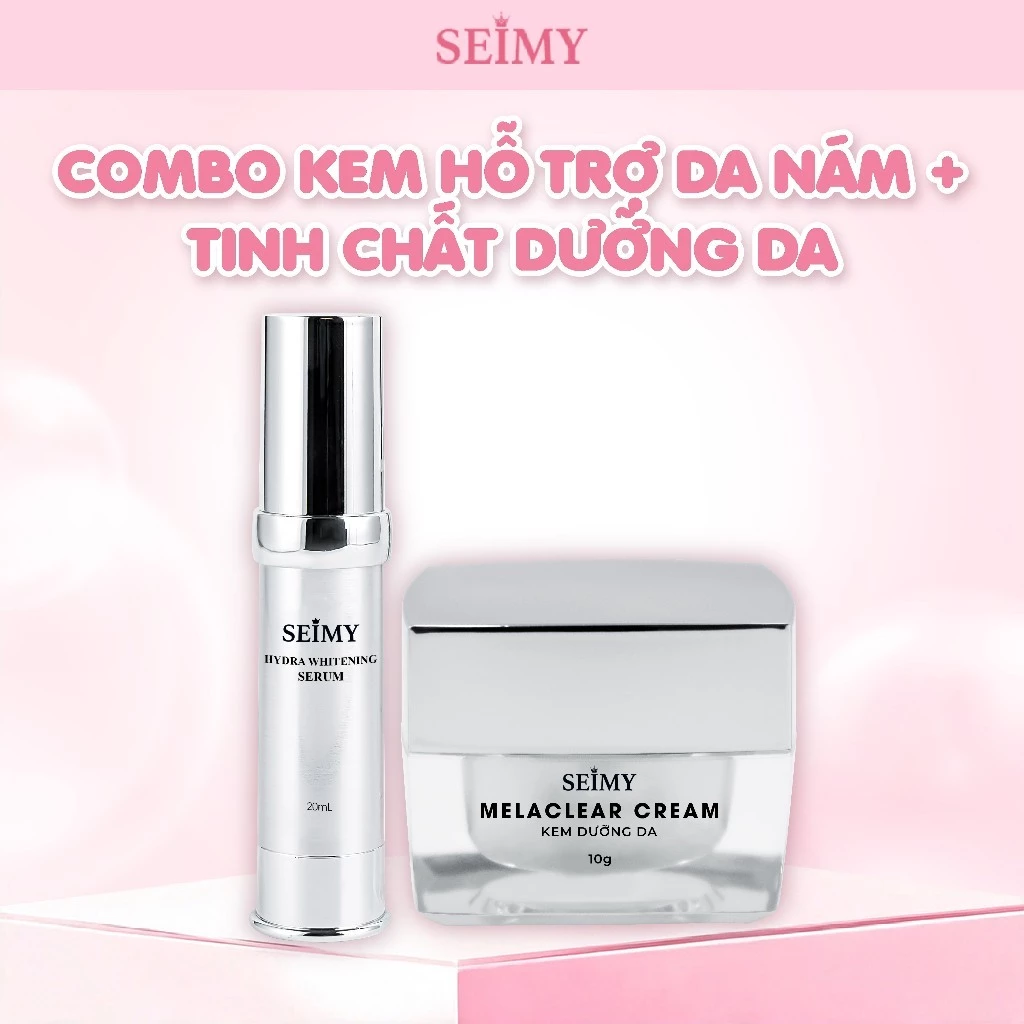 Combo Bộ Serum Dưỡng Da Và Kem Hỗ Trợ Da Nám Seimy