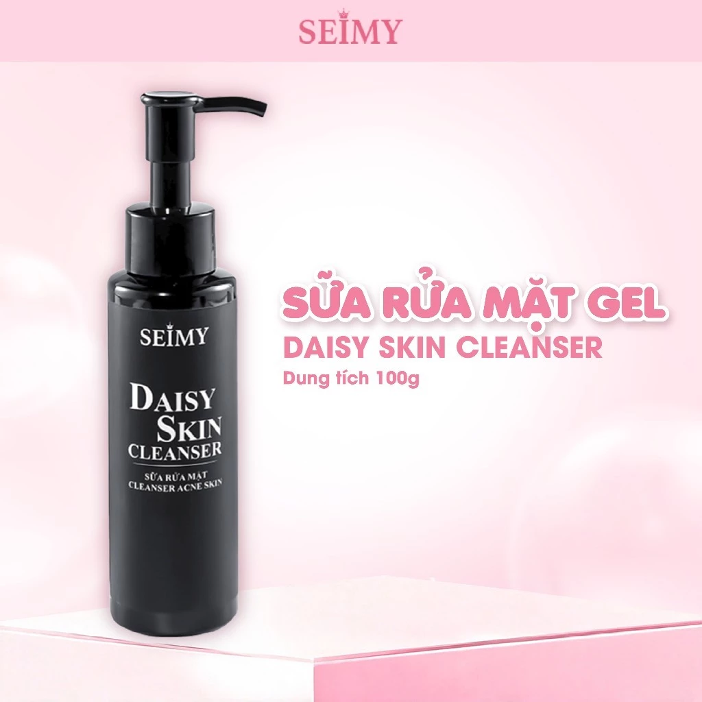 Sữa Rửa Mặt Dạng Gel Seimy - Daisy Skin Cleanser 100g dành cho da dầu mụn, da nhạy cảm