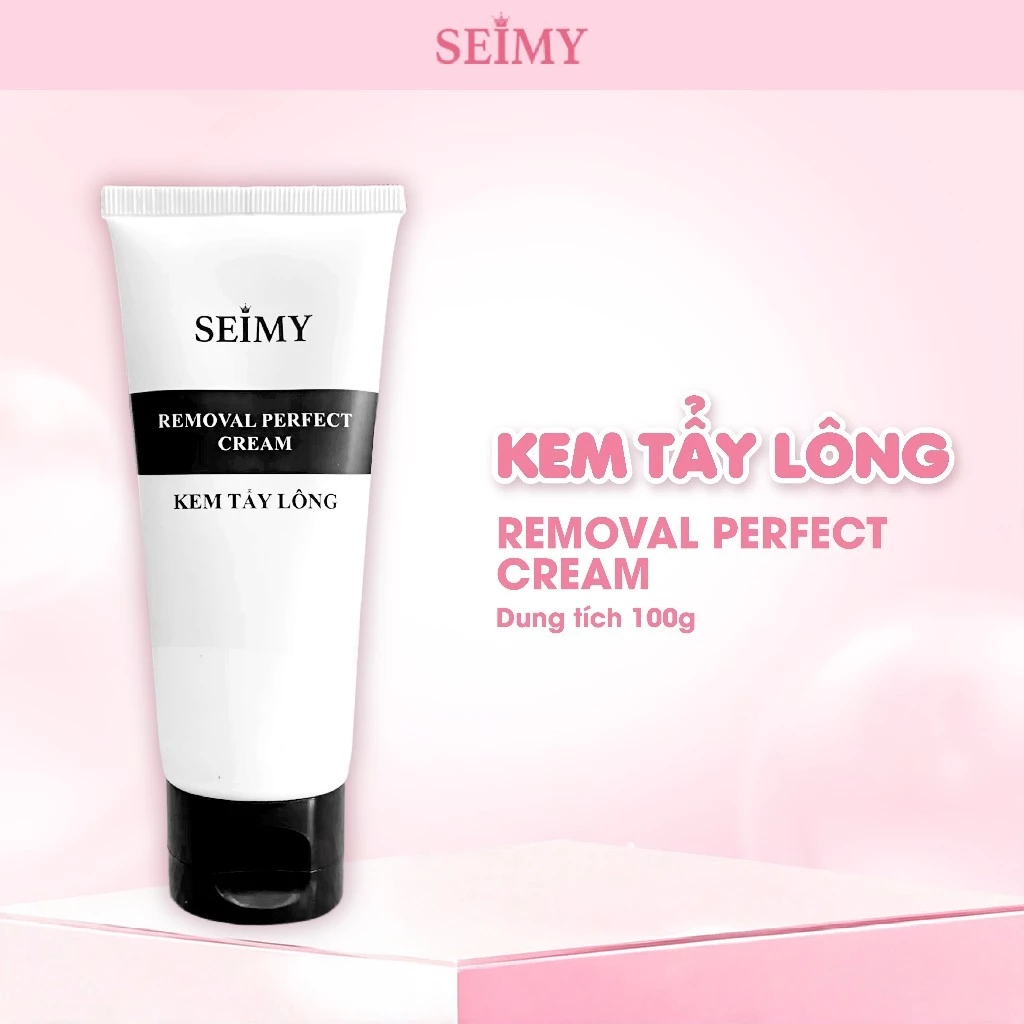 Kem tẩy lông SEIMY - Removal Perfect Cream dịu nhẹ lành tính dành cho vùng nách, tay chân, vùng kín