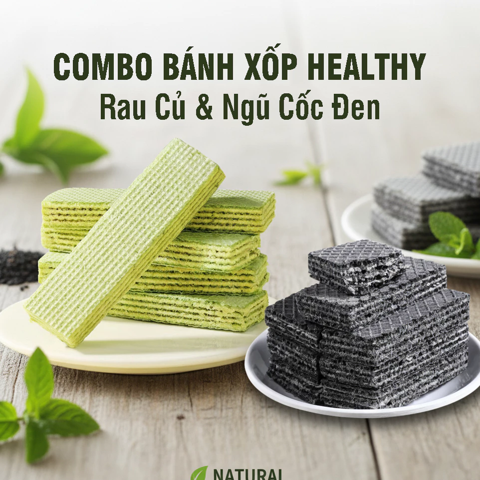 [ÍT CALO] Bánh Xốp Rau Củ Ăn Kiêng 500gam/túi Dinh Dưỡng Tiện Lợi Thơm Ngon Snack Đại Hùng Foods