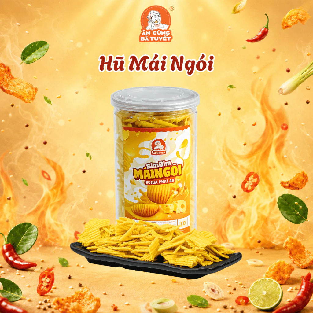 Bim Bim Mái Ngói - Ăn Cùng Bà Tuyết - Đồ Ăn Vặt Việt Nam M45
