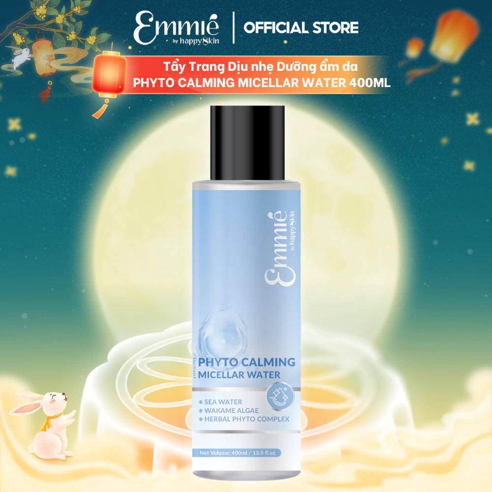 Nước tẩy trang Emmie Phyto Calming Micellar Water 400ml Hỗ Trợ Làm Sạch Bề Mặt Da - Hỗ Trợ Làm Dịu Vùng Da Nhạy Cảm
