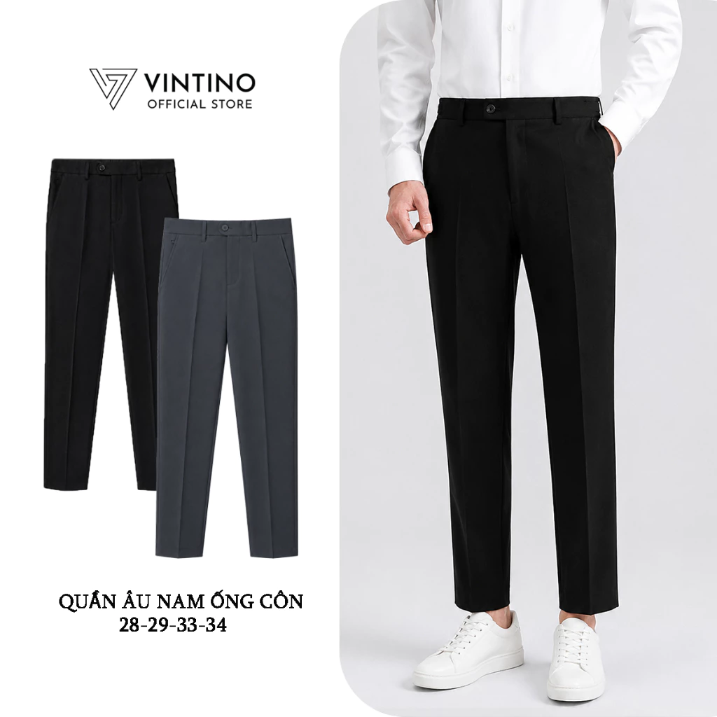 Quần Ấu Nam Ống Côn VINTINO Vải Co Giãn Form Slimfit Công Sở QA1