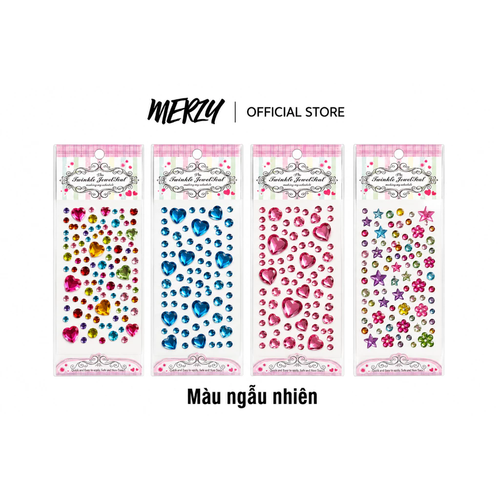 [HB GIFT][Hàng tặng không bán] Merzy Bling 3D Sticker (Màu ngẫu nhiên)