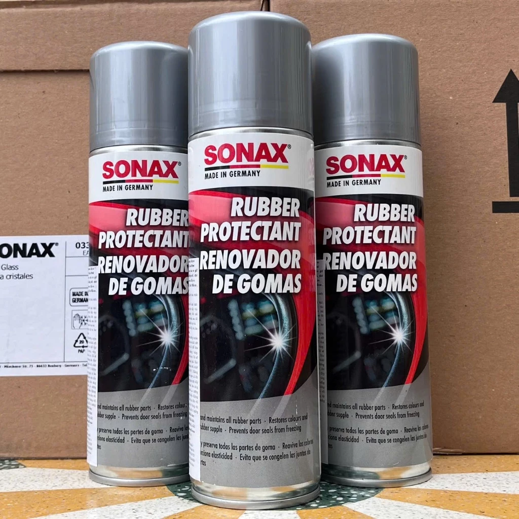 SONAX - Chai xịt bảo dưỡng cao su cho xe ô tô ( Rubber Protectant 340200 )