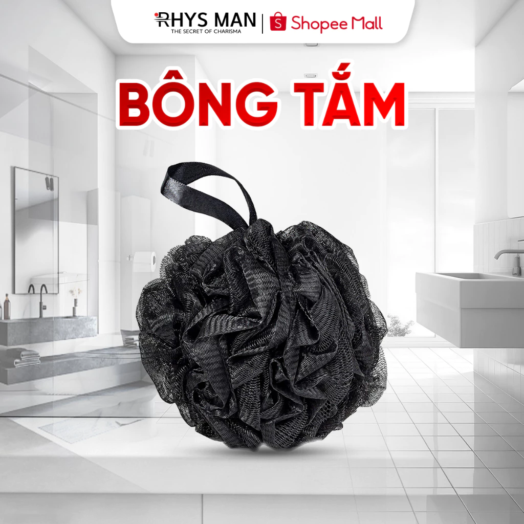 [Quà tặng] Bông tắm cao cấp tạo bọt mịn, làm sạch da toàn thân