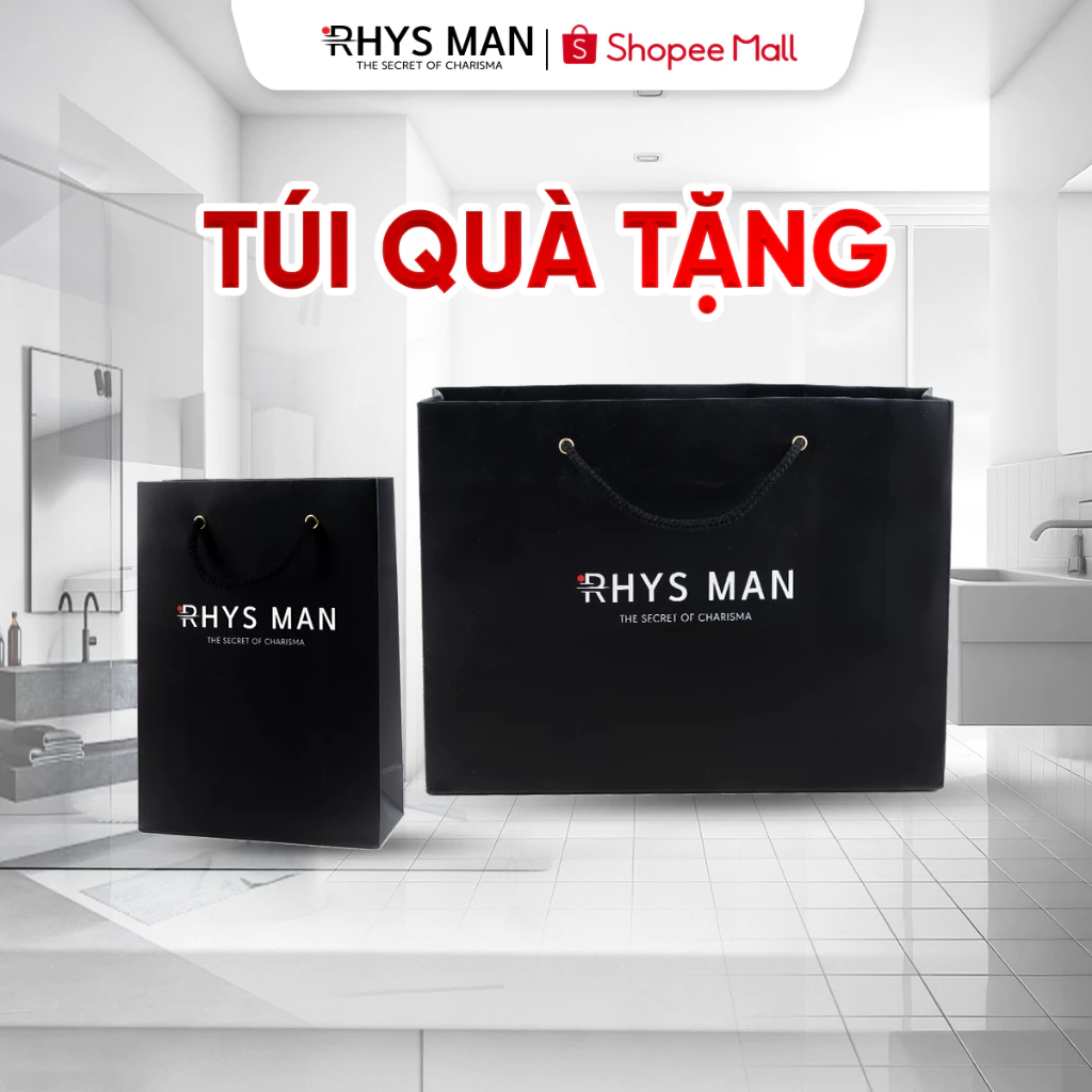 Túi Quà Tặng Rhys Man Màu Đen Sang Trọng