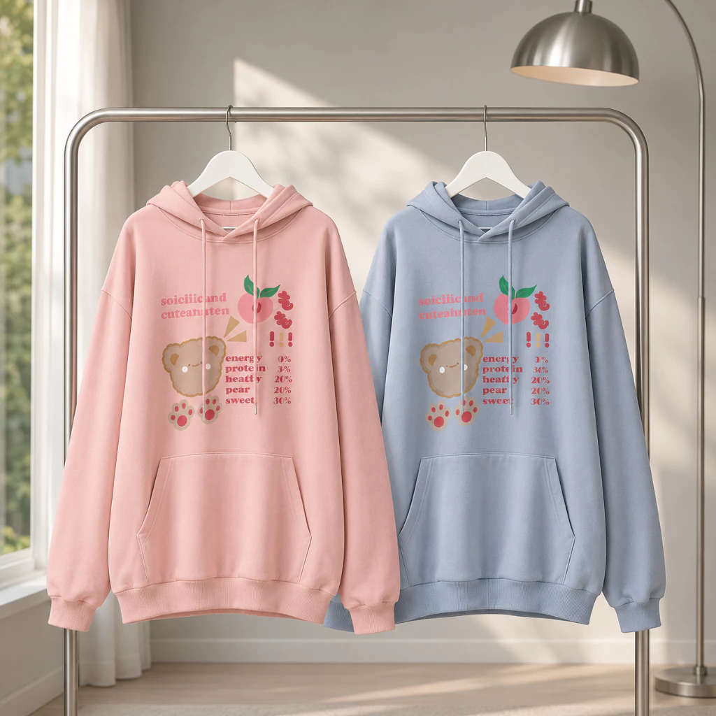 Áo Hoodie Nữ TOMANO Vải Nỉ Dày Nón Rộng Form Unisex Chống Nắng - KNT68