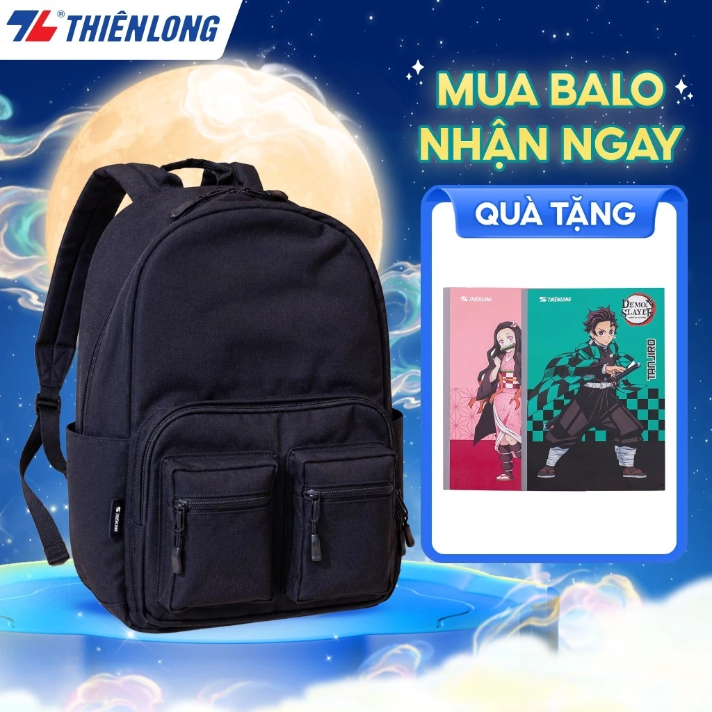 Cặp - Balo học sinh Thiên Long Me-Pack BP-041 – Siêu nhẹ 480g, ngăn laptop 14 inch