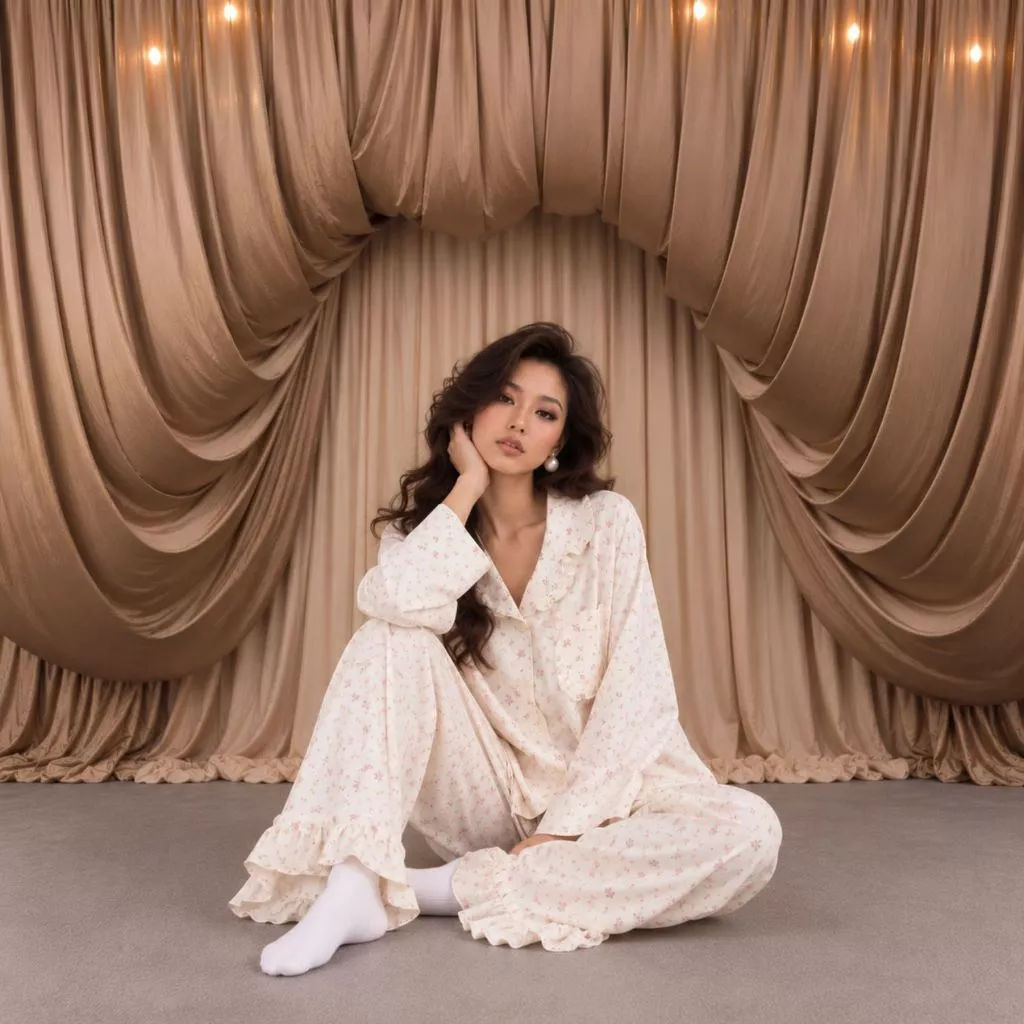 [ Fit to sleep ] Bộ đồ ngủ Colette Pijamas Mang phong cách vintage họa tiết hoa nhí mang lại cảm giác sang trọng