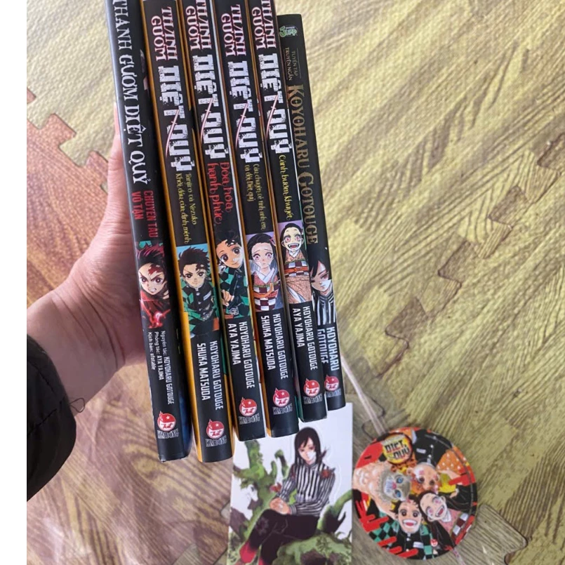 (+pos) Combo 6q vở Thanh gươm diệt quỷ - Kny - Kimetsu No yaiba+pos