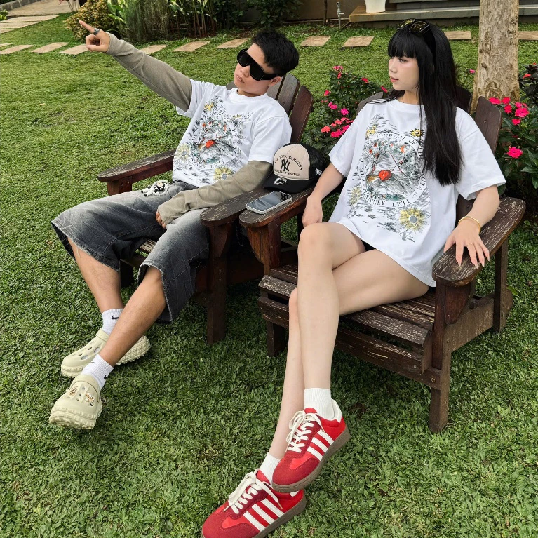 [NEW ARRIVAL] Áo Thun Nam Nữ Form Boxy LÉTI 'CHRISTNEY' Cổ Không Bó Sát Áo Rộng Unisex 270Gsm Cotton