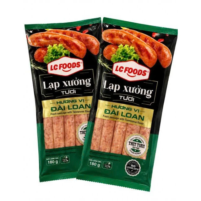 Lạp xưởng, xúc xích Trung, lạp xưởng đá Hà Khẩu vị ngọt nhẹ, dai giòn sần sật siêu ngon