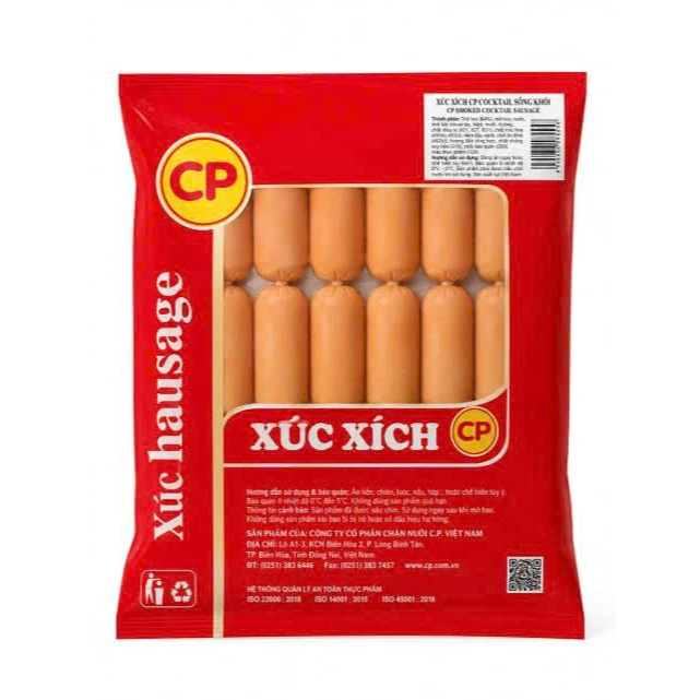 Xúc Xích Cocktail CP xúc xích bi CP siêu ngon 250G - Siêu Thị Nguyên Liệu Đồ Ăn Vặt
