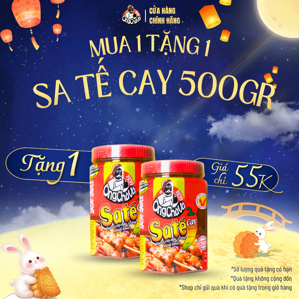 Sa Tế Cay thương hiệu Ông Chà Và 500gr - Hàng Chính Hãng