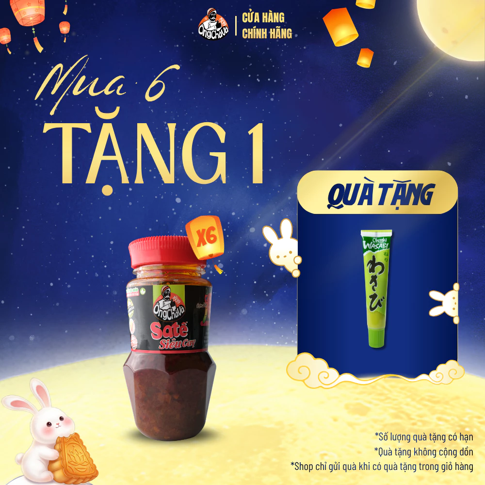 Sa Tế Siêu Cay thương hiệu Ông Chà Và 90gr - Hàng Chính Hãng
