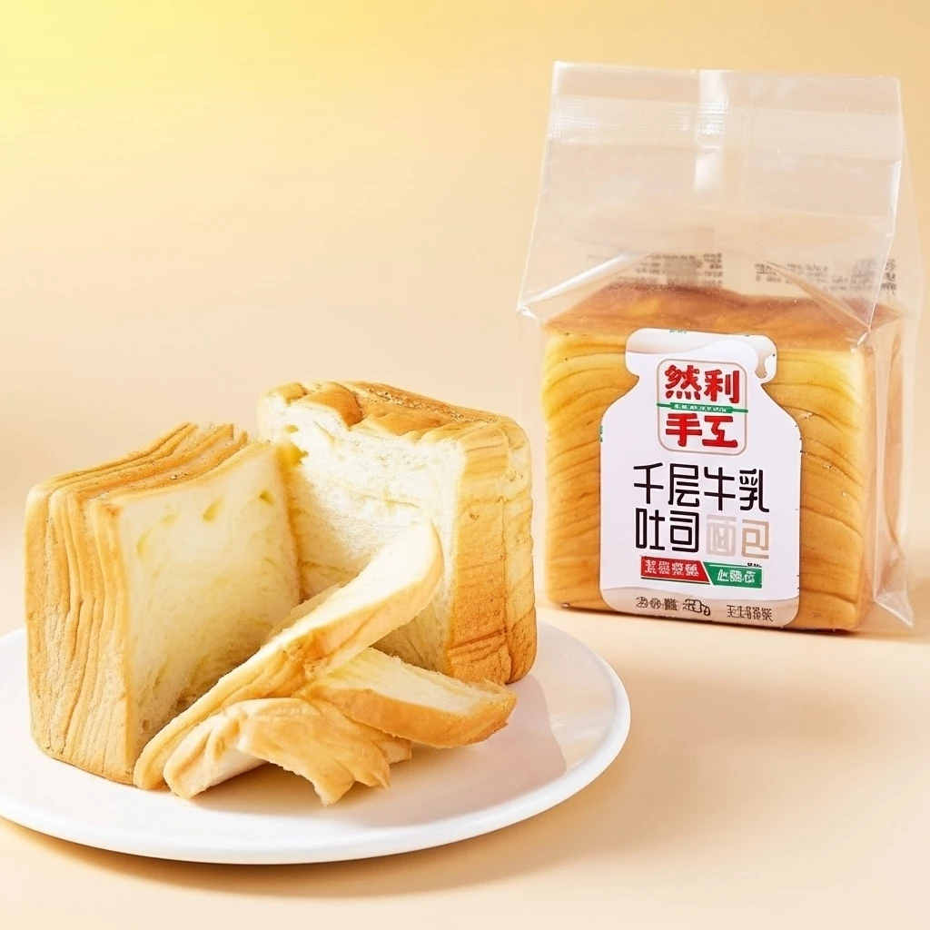Bánh mì gối bơ sữa ngàn lớp 80g hiệu Nhiên Lợi/Ranli thơm ngon siêu béo | Ăn Vặt Nhà Heo (cái)