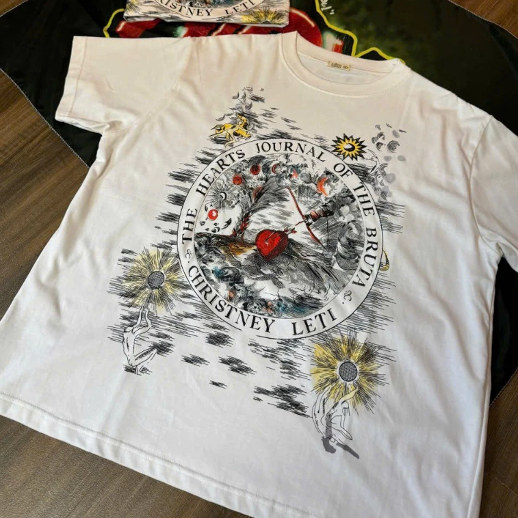 [SALE 25/9] Áo Thun Form Boxy LÉTI 'CHRISTNEY' Cổ Không Bó Sát Áo Form Rộng Unisex 270Gsm Cotton