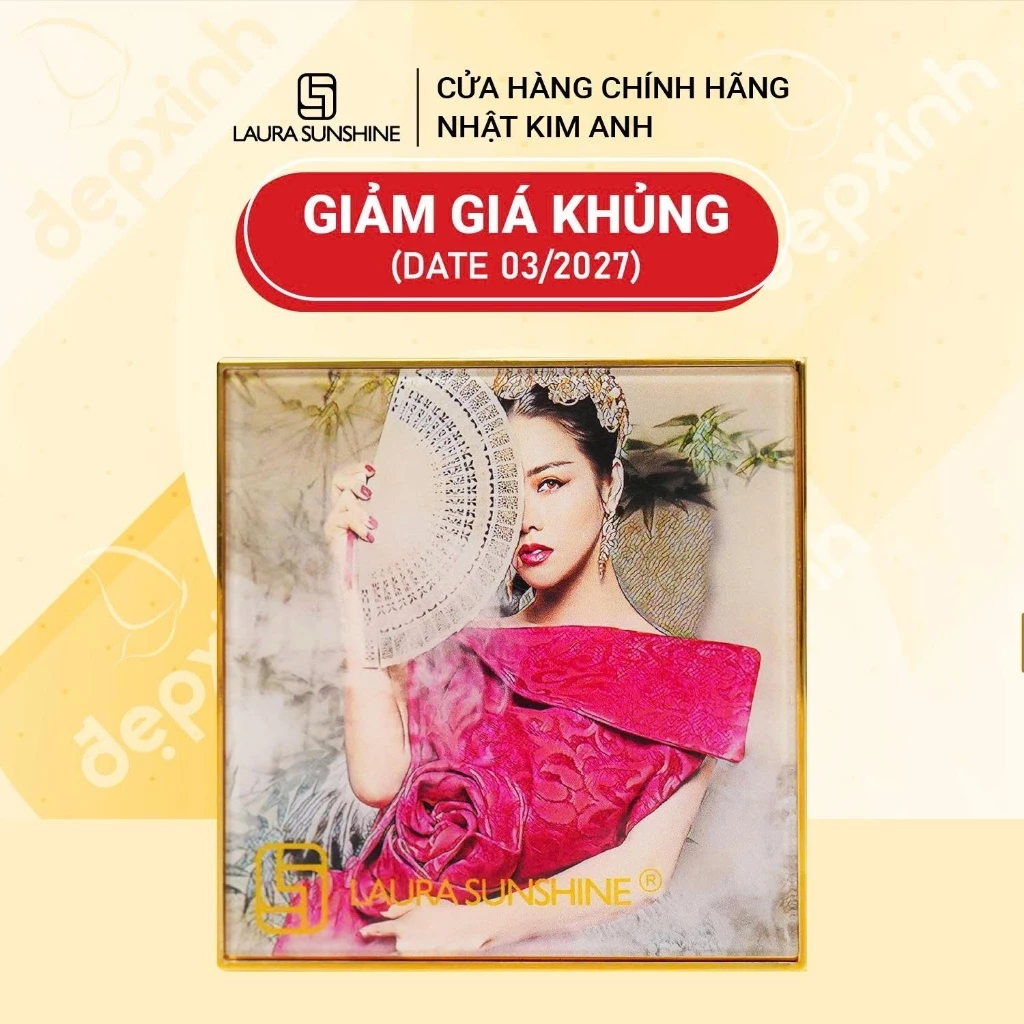 [HSD 3/2027] Phấn nước che khuyết điểm Laura Sunshine Magic Smooth Laura Sunshine SPF30 14g