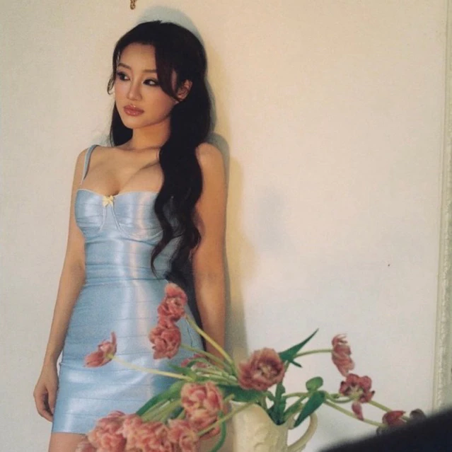 [ 𝙃𝙊𝘼̉ 𝙏𝙊̂́𝘾 ] 𝙍𝙤𝙨𝙚 𝙍𝙞𝙘𝙠𝙖 𝘿𝙧𝙚𝙨𝙨 - Váy Thiết Kế Bèo Nhún Tôn Dáng Dự Tiệc