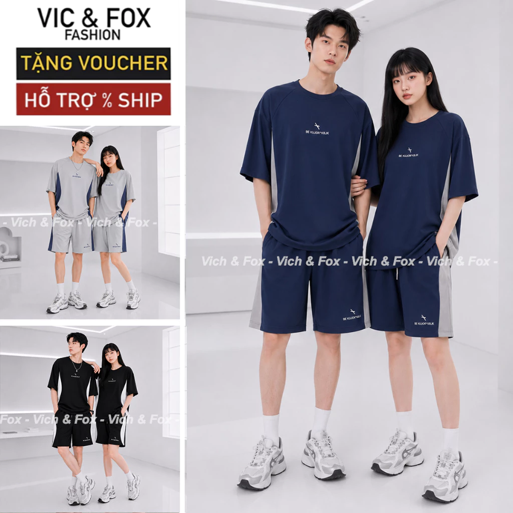 Quần Áo Nam Big Size 115kg Fox| Đồ Bộ Nam Cao Cấp | Bộ đồ nam chất cotton cá sấu mát thoáng khí | Set đồ nam nữ unisex