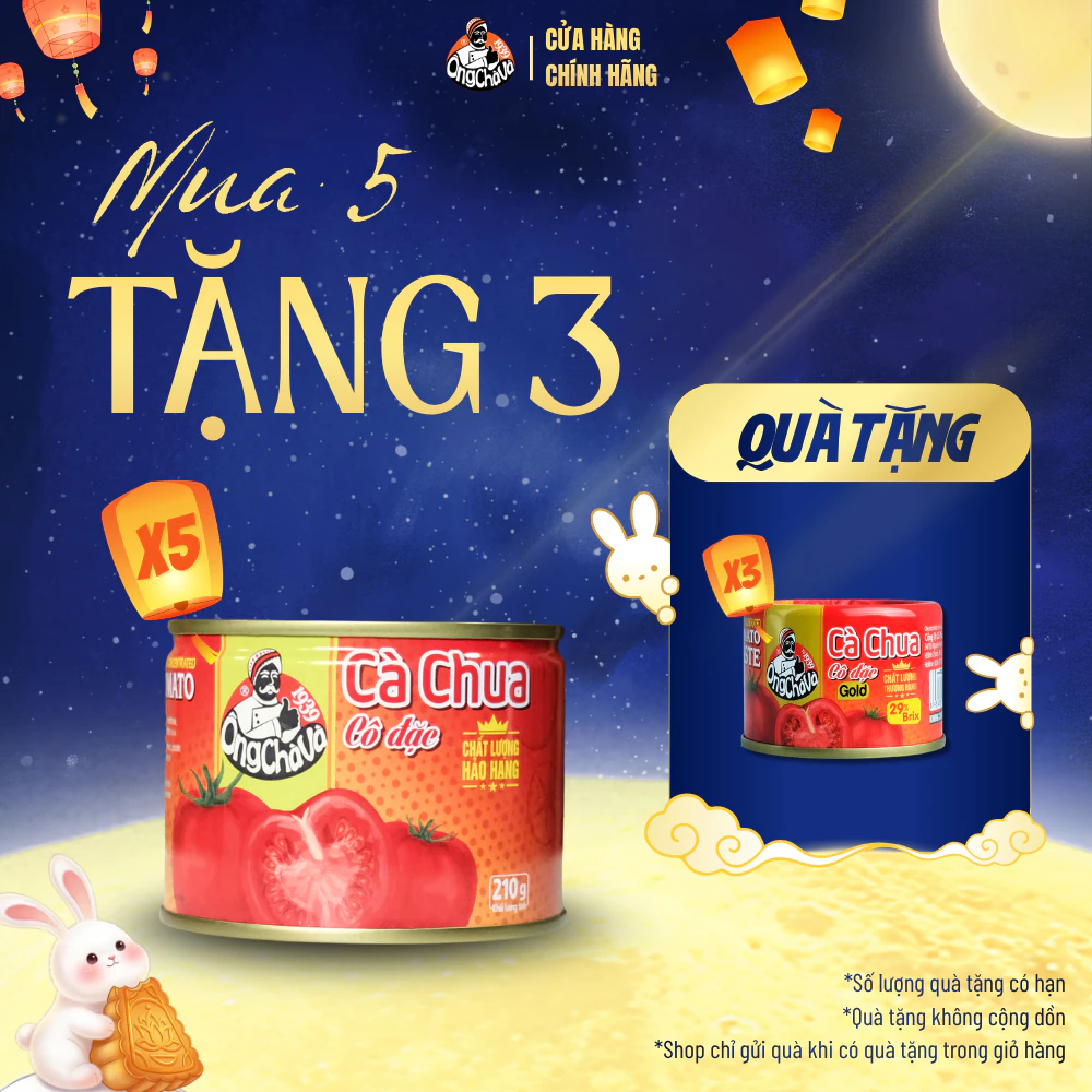 Cà Chua Cô Đặc Tomato Paste Thượng Hạng thương hiệu Ông Chà Và 210gr - Hàng Chính Hãng